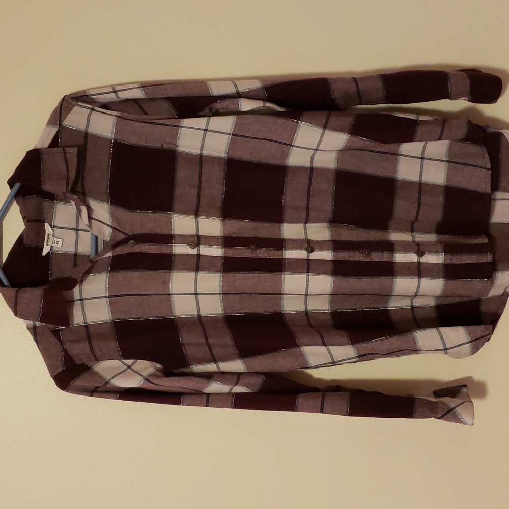 Sonoma woman plaid shirt